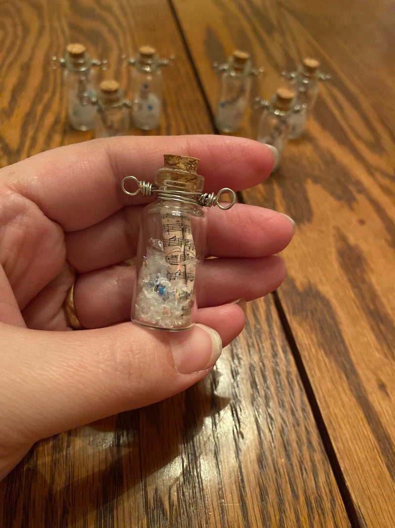 Legend of Zelda Fairy in a Bottle Charm Necklace 